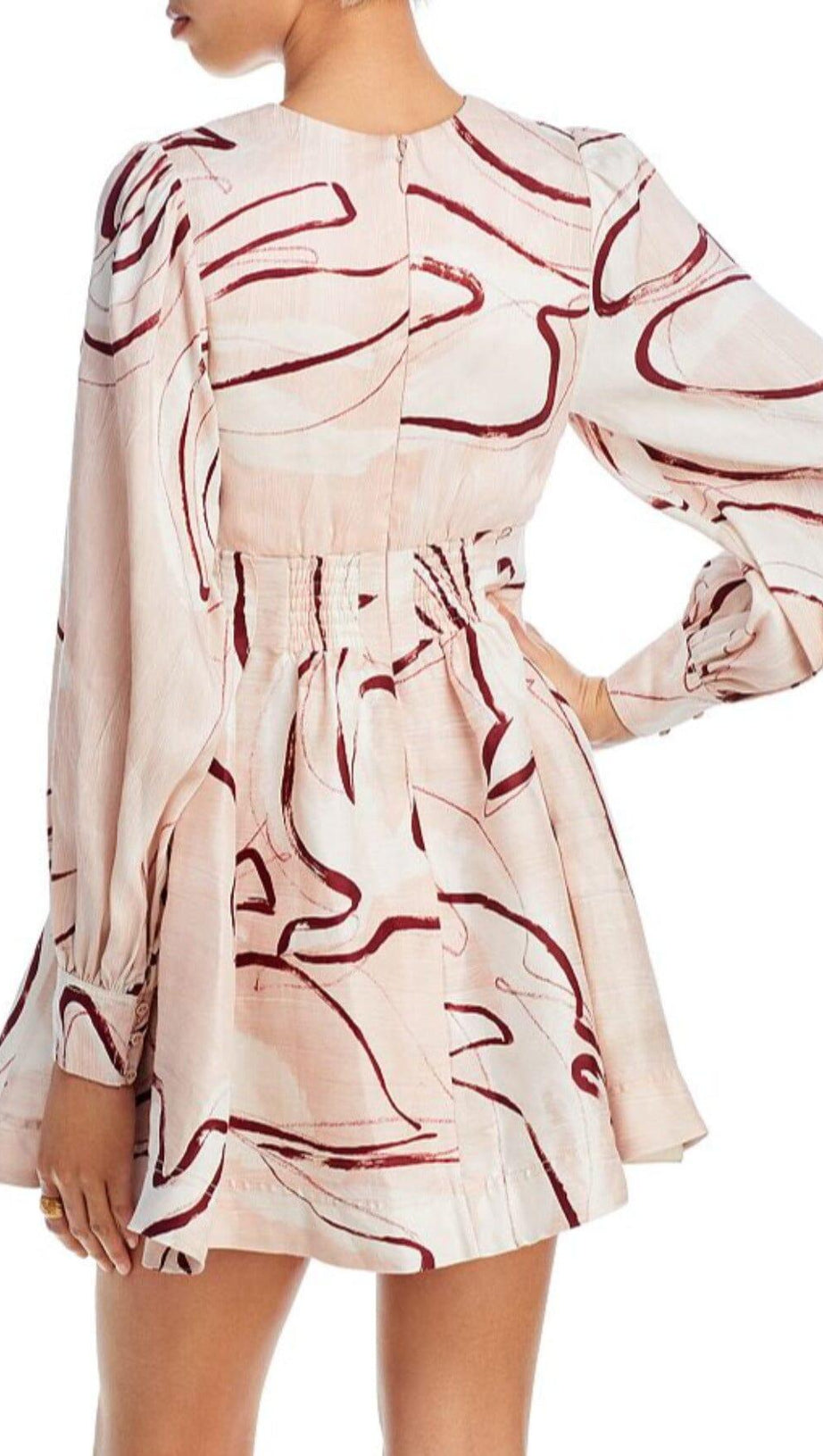 AMELIA PLEATED MINI DRESS