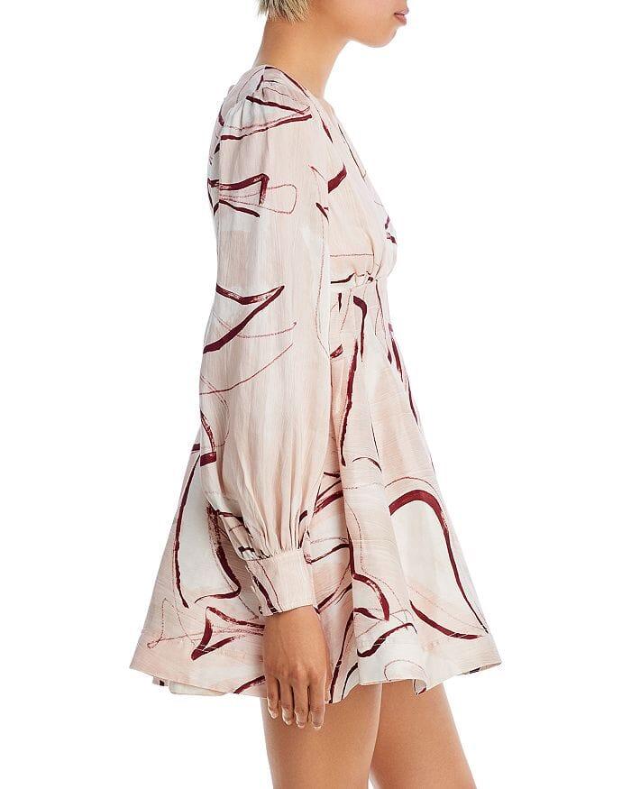 AIIZIE AMELIA PLEATED MINI DRESS - product image