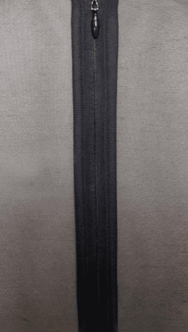 AIIZIE BLACK CRYSTAL WAIST TRIM SHEER MAXI DRESS - product image
