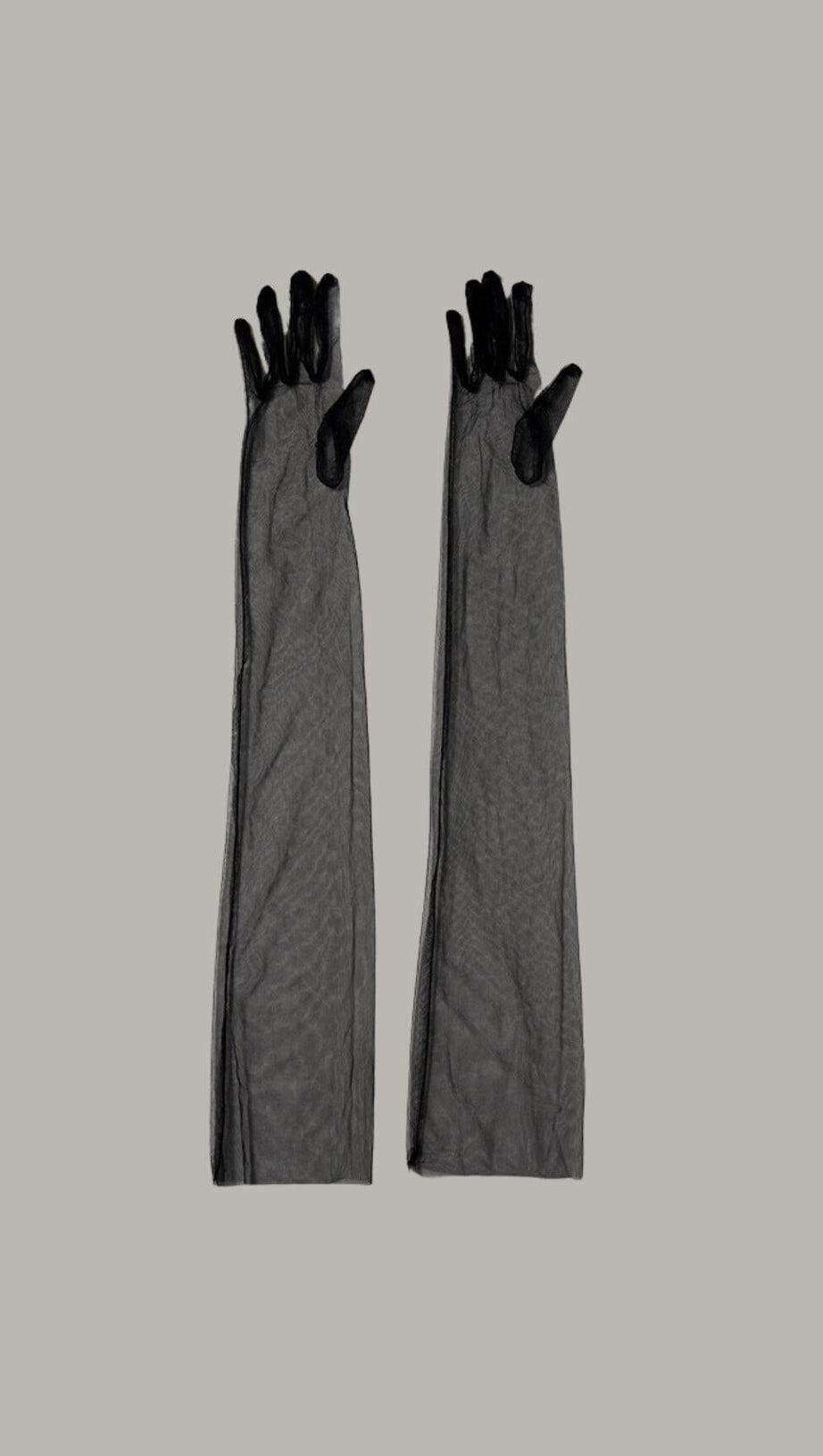 SCHWARZE NETZHANDSCHUHE