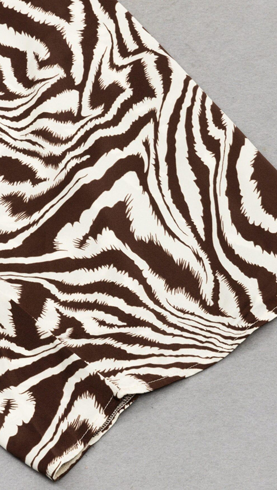 BACKLESS SLING SPLIT STRIPES DRESS IN MULTICOLOR