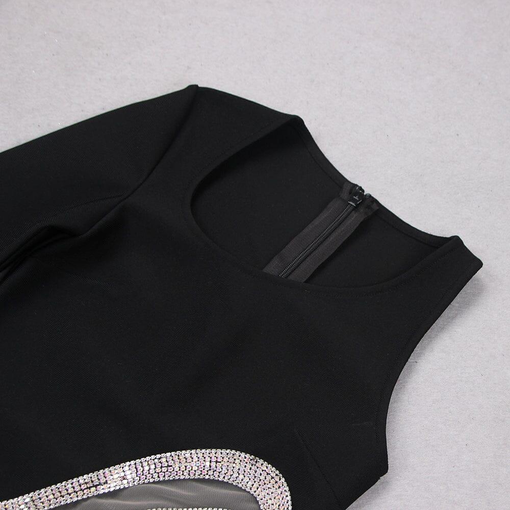AIIZIE WAVE ONE-SHOULDER MINI DRESS - product image