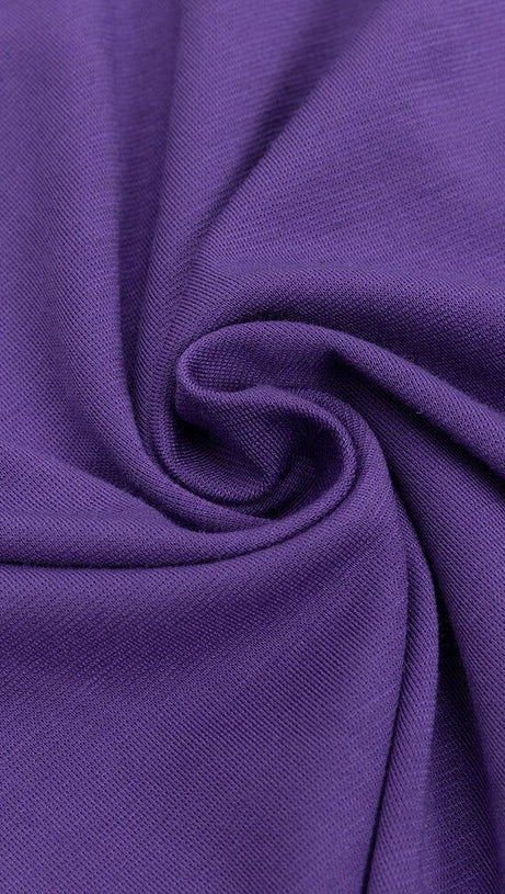 PURPLE HIGH SPLIT MAXI DRESS