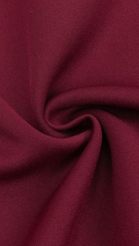 ABITO MIDI BUSTIER IN PIZZO CON SPALLE SCOPERTE ROSSO 