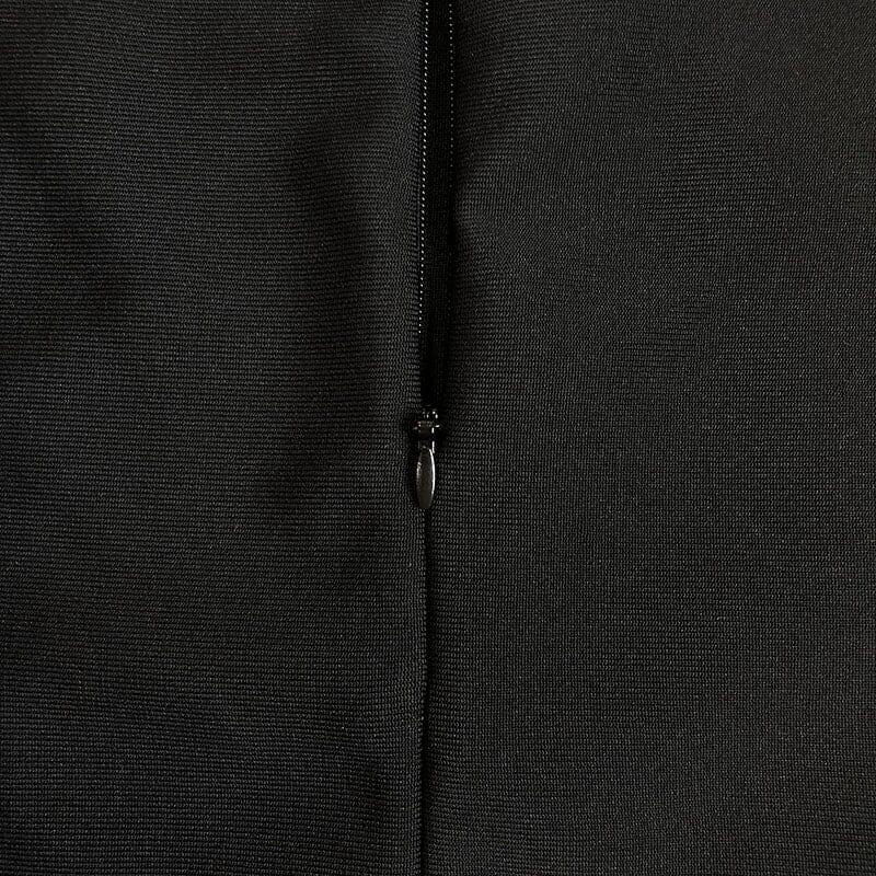 BONDED JERSEY CUT-OUT MINI DRESS