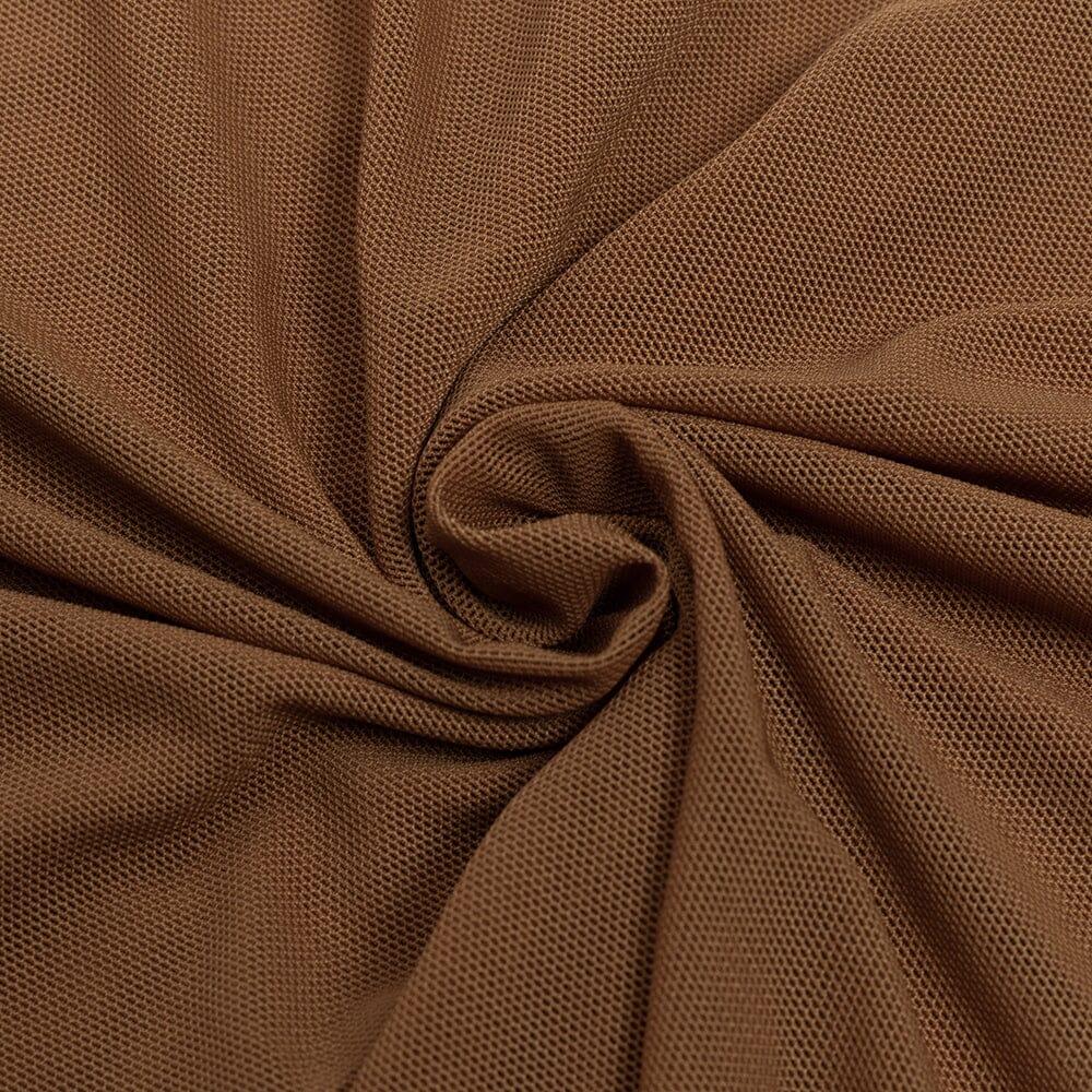 AIIZIE BROWN FIGURE-HUGGING RUCHED MAXI DRESS - product image