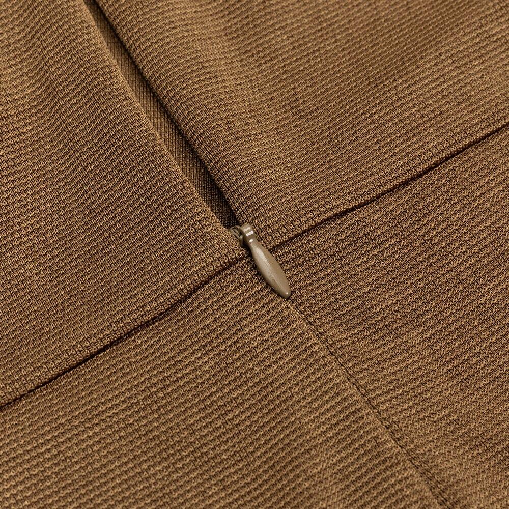 AIIZIE BROWN PLEATED LONG-SLEEVE SLIT MAXI DRESS - product image