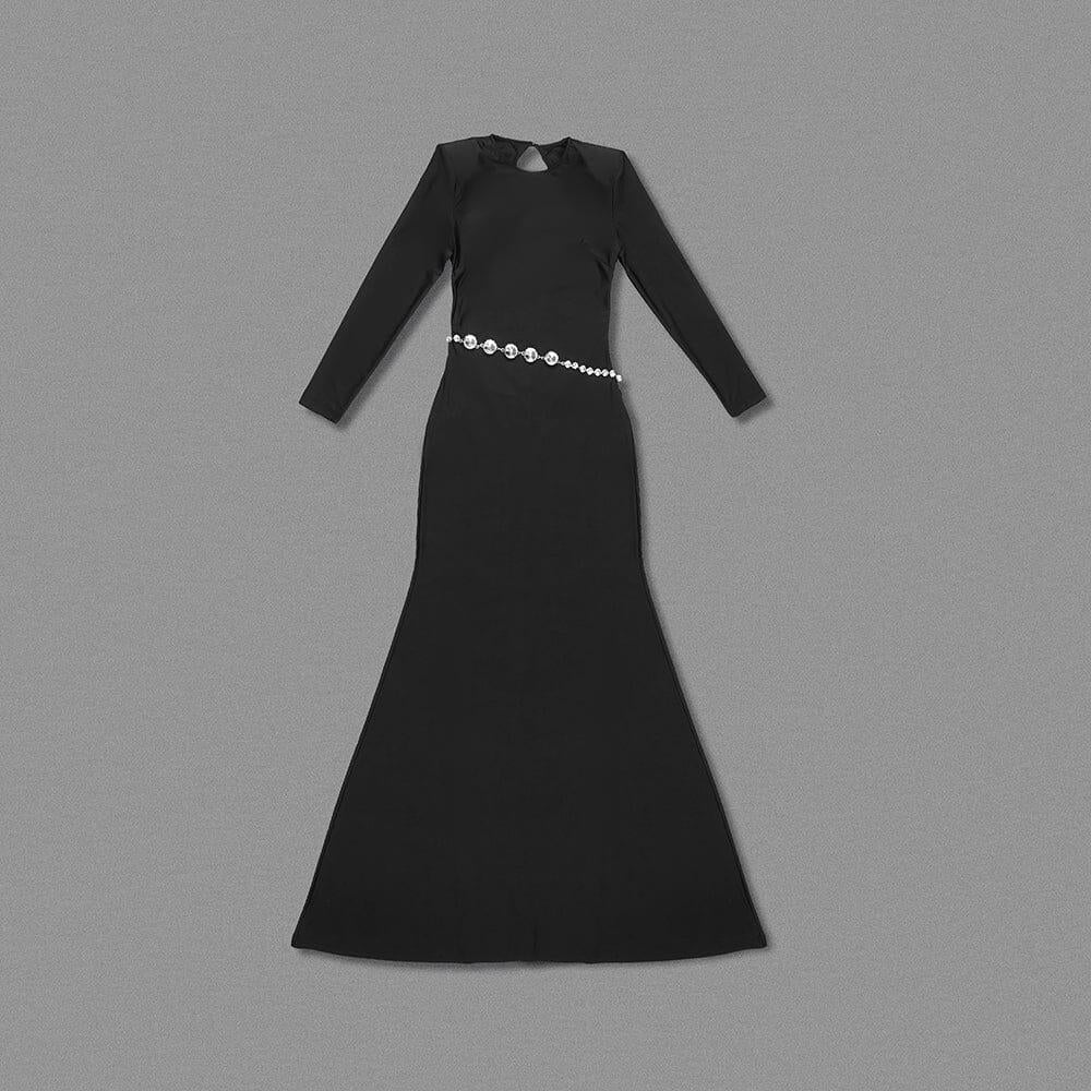 AIIZIE CRYSTAL EMBELLISHED MAXI DRESS IN JERSEY - product image