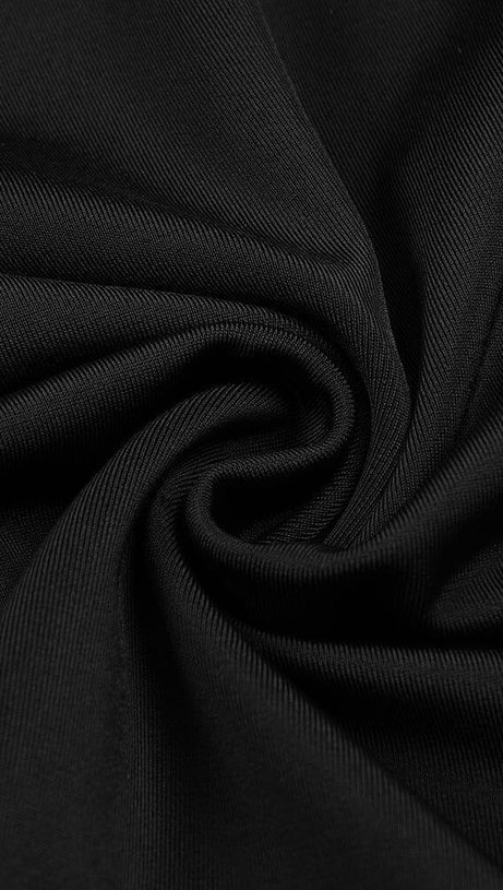 CRYSTAL EMBELLISHED MAXI DRESS IN JERSEY