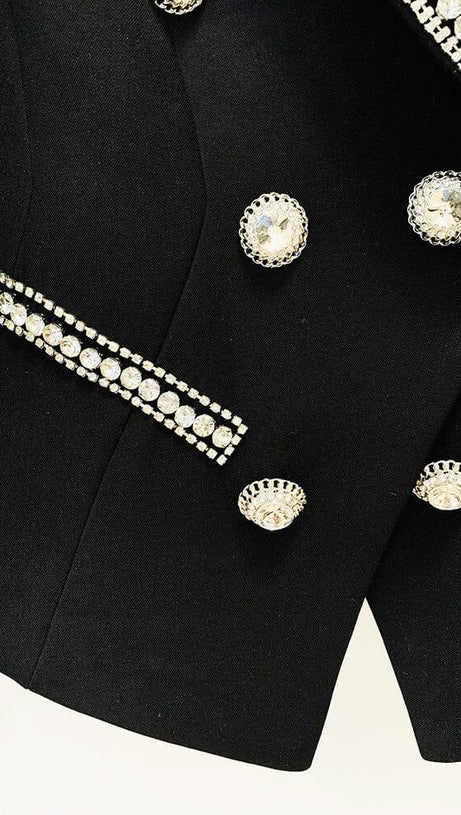 EMBROIDERED 8-BUTTON DOUBLE-BREASTED JACKET SUIT