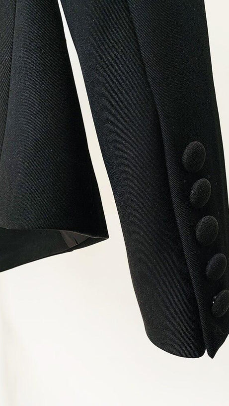 EMBROIDERED 8-BUTTON DOUBLE-BREASTED JACKET SUIT