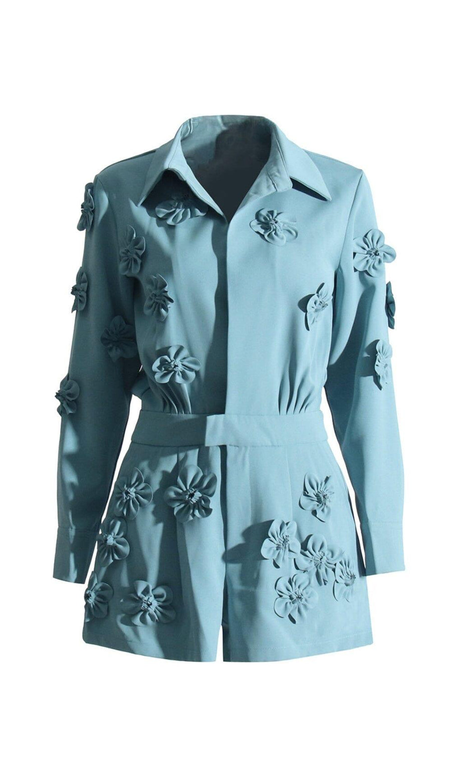 Strampler mit Blumenmuster
