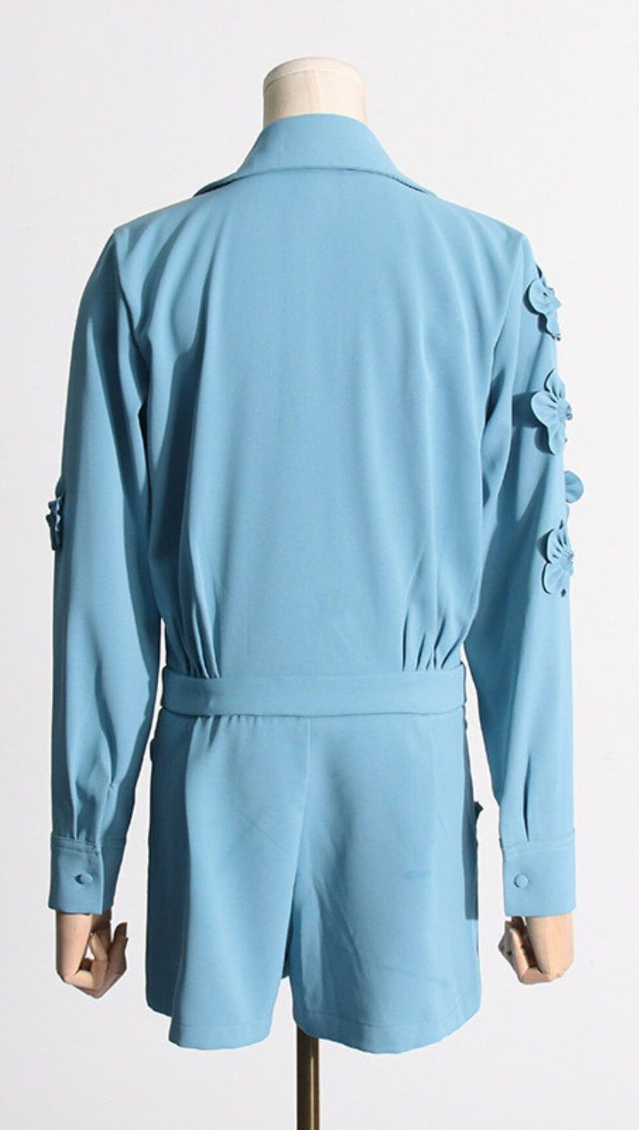 FLORAL EMBELLISHED ROMPER