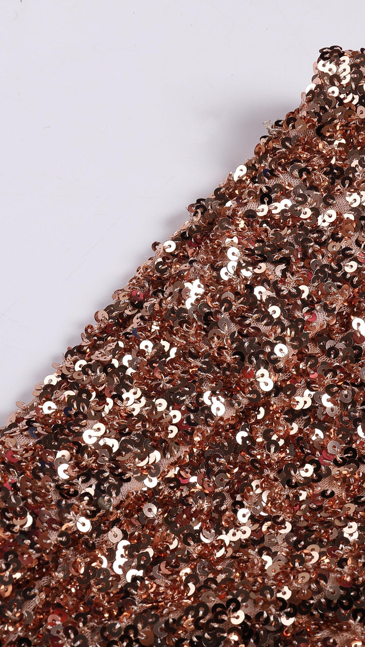 AIIZIE GOLD SEQUIN SLEEVELESS HIP MINI DRESS - product image
