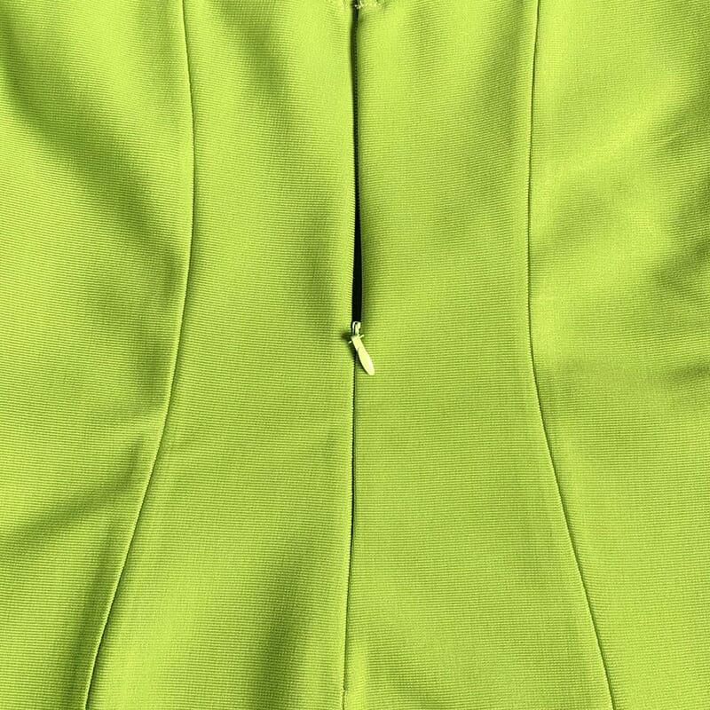 ABITO MIDI CON SOTTOVESTE VERDE 