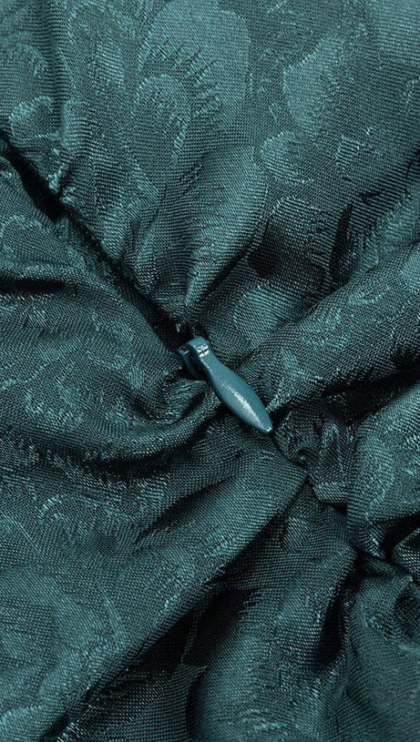 GREEN LONG SLEEVE MINI DRESS