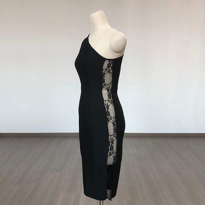 ABITO BENDAGGIO IN PIZZO PATCHWORK 