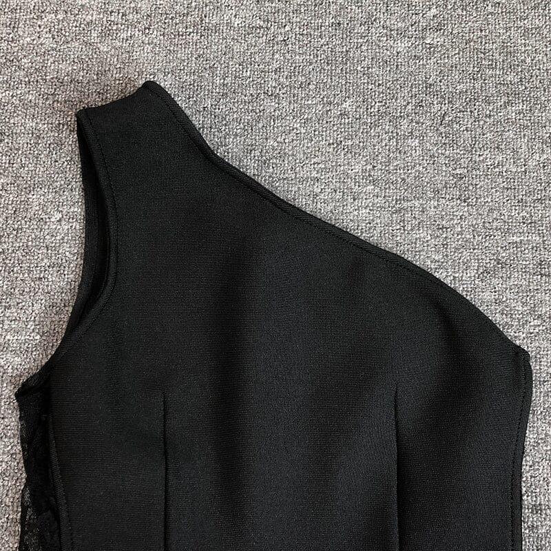 ABITO BENDAGGIO IN PIZZO PATCHWORK 