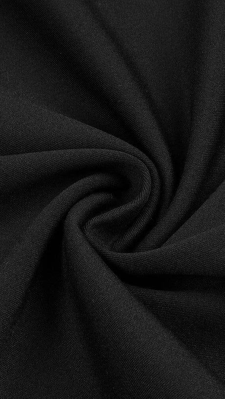 BANDAGE CUT OUT MAXI DRESS IN BLACK