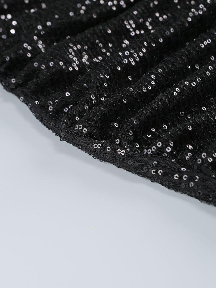 AIIZIE BLACK STRAPLESS BOW MINI DRESS - product image