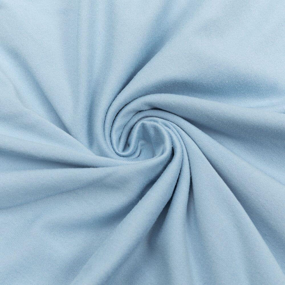 ABITO LUNGO A MANICHE LUNGHE CON COLLO ALTO BLU