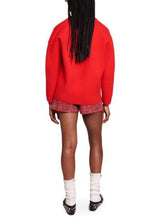 RED POPPY COLLEGE SWEATER