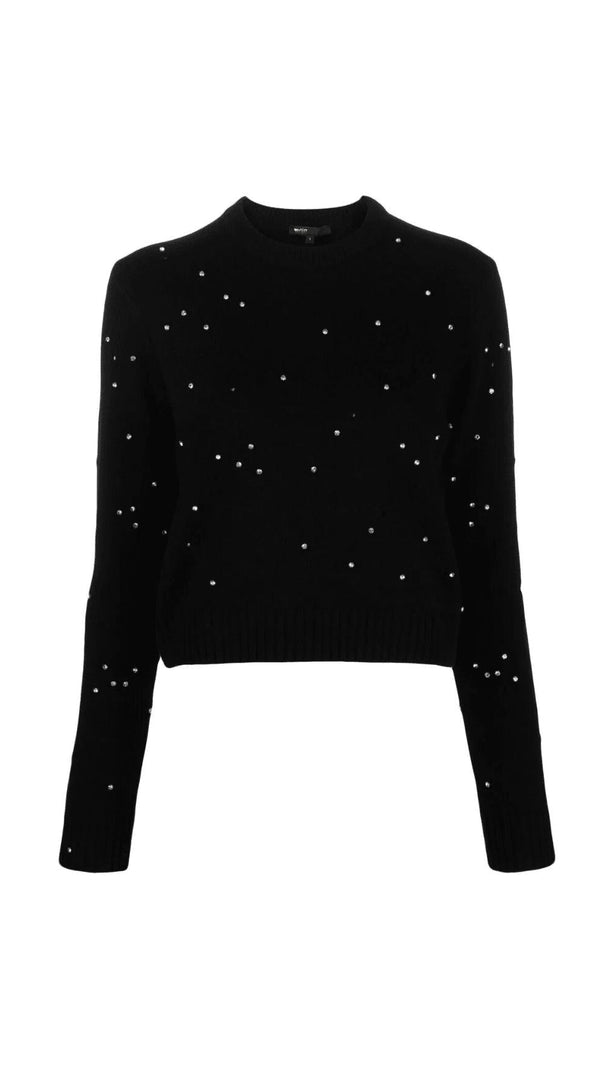 AIIZIE RHINESTONE EMBELLISHED SWEATER - product image