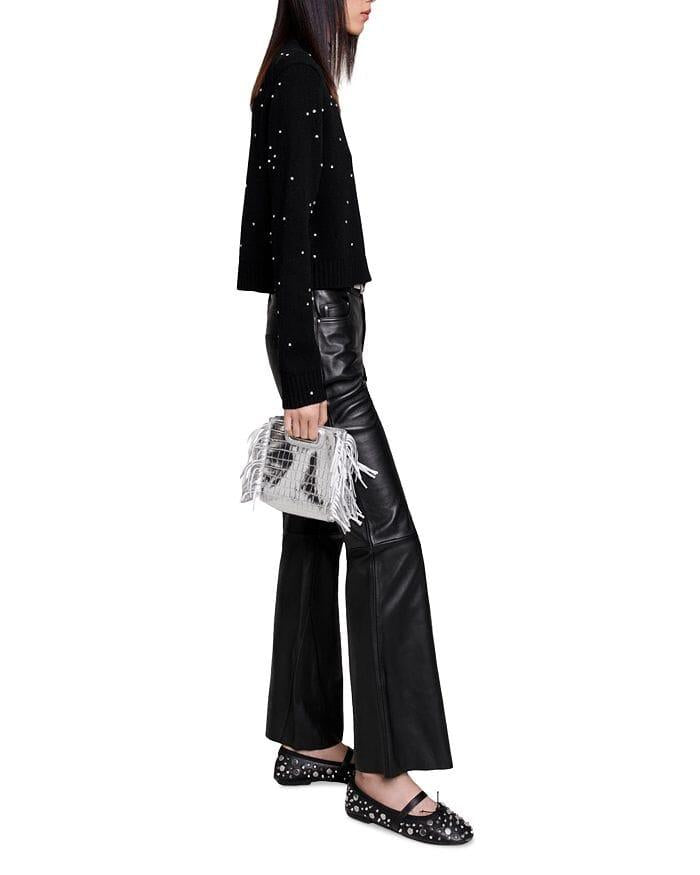 AIIZIE RHINESTONE EMBELLISHED SWEATER - product image