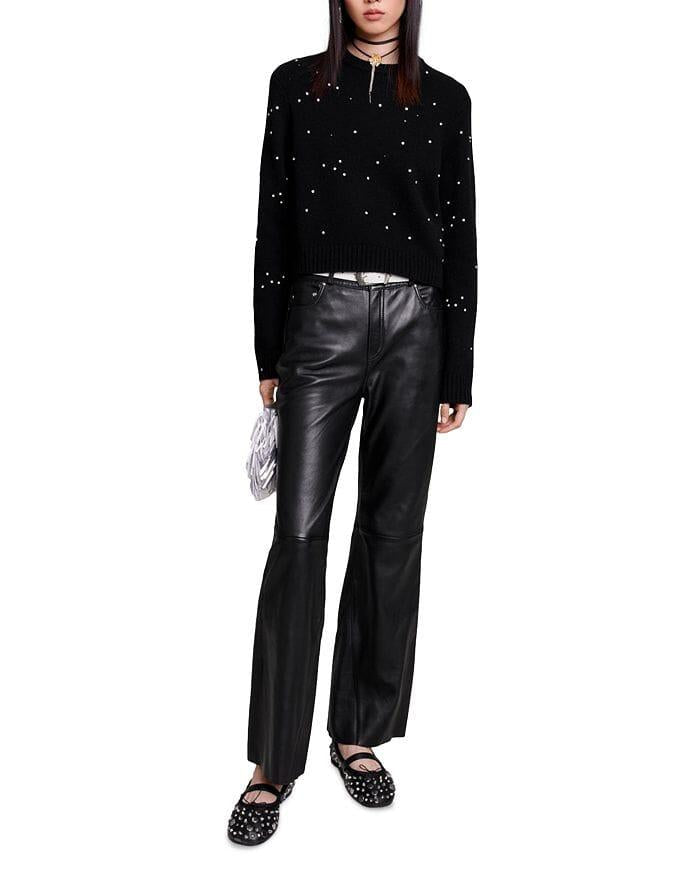AIIZIE RHINESTONE EMBELLISHED SWEATER - product image