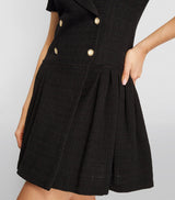 SHORT TWEED COAT DRESS