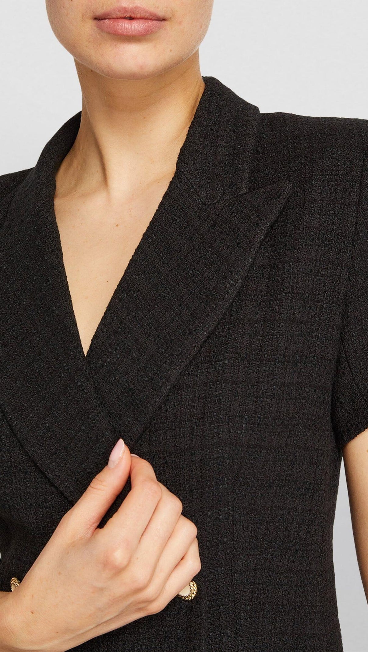AIIZIE SHORT TWEED COAT DRESS - product image
