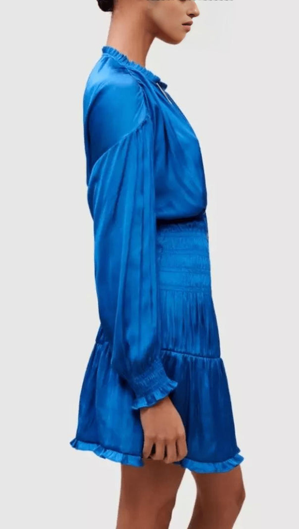 AIIZIE SMOCKED TRIM DRESS - product image