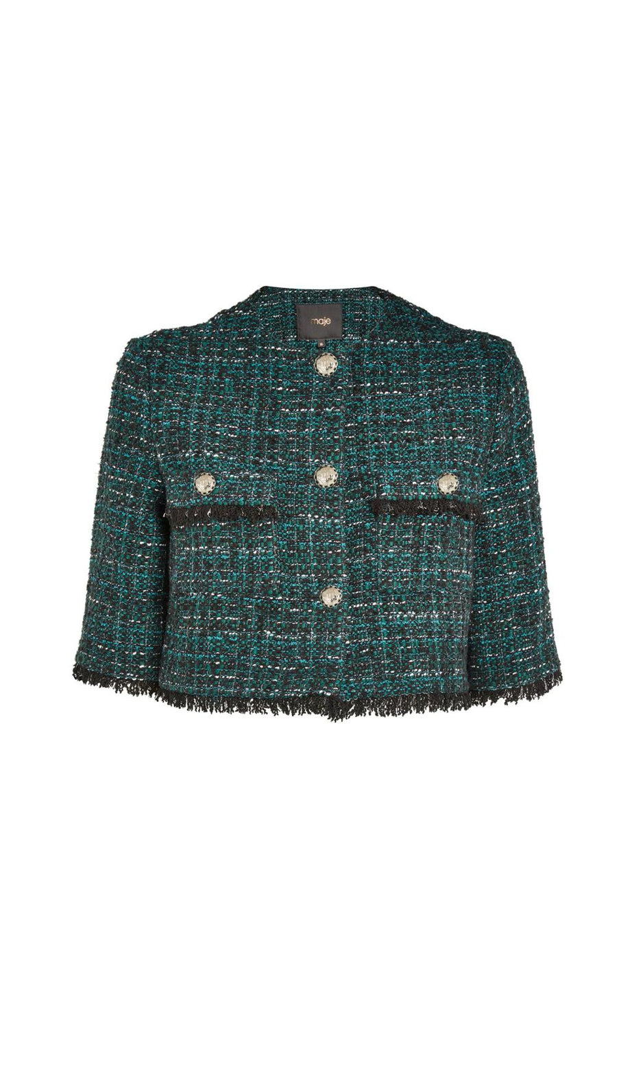 GIACCA CORTA IN TWEED 