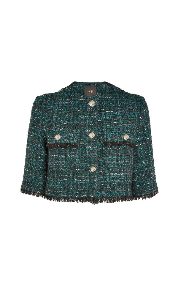 TWEED CROPPED JACKET