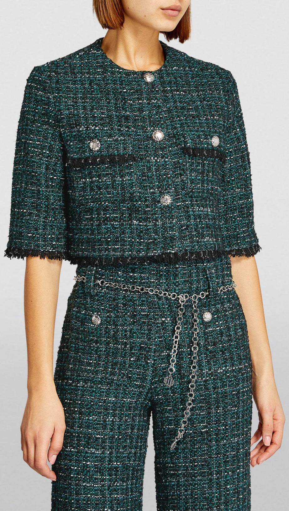 GIACCA CORTA IN TWEED 