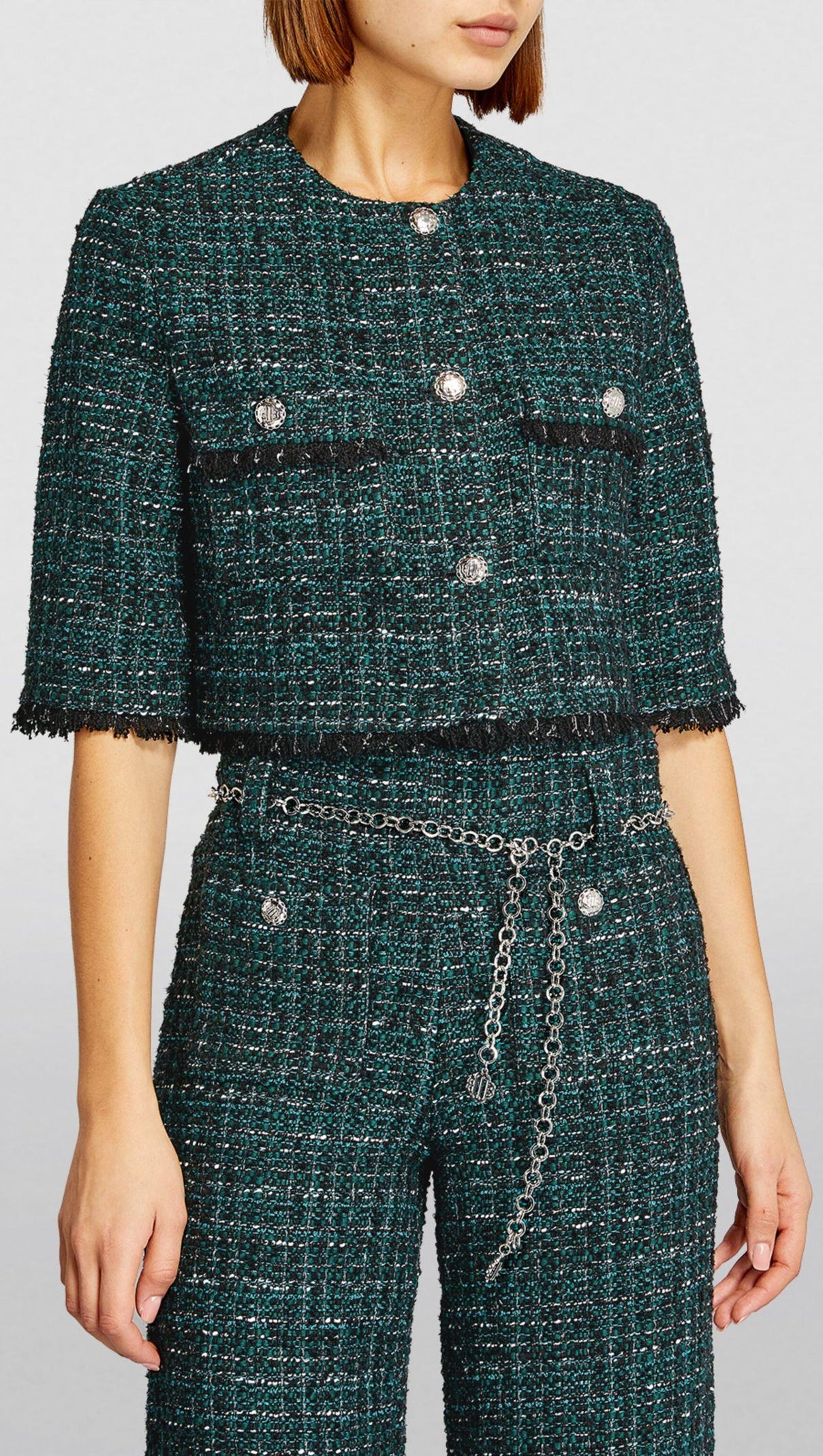 AIIZIE TWEED CROPPED JACKET - product image