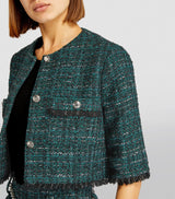 TWEED CROPPED JACKET