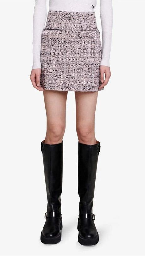 MINIGONNA IN TWEED