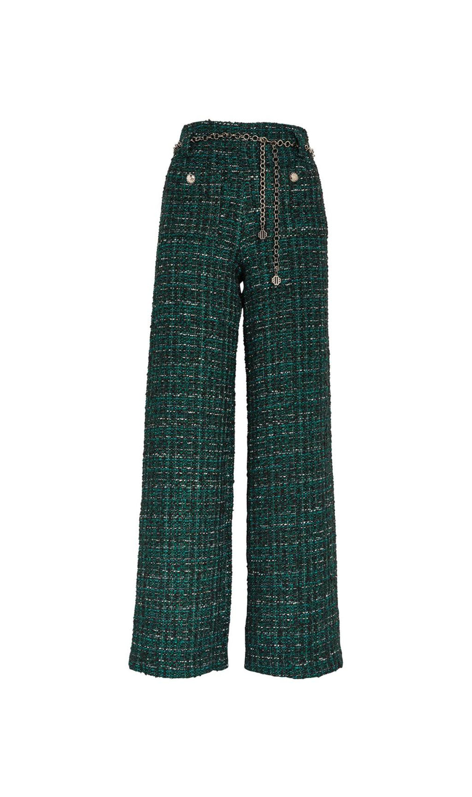 TWEED TAILORED TROUSERS