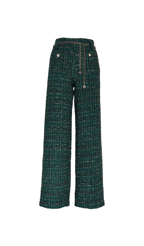 TWEED TAILORED TROUSERS