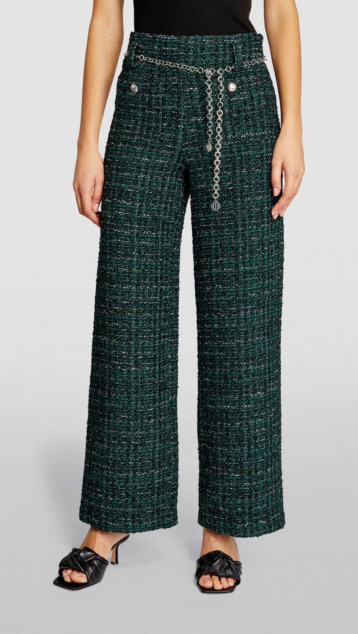 AIIZIE TWEED TAILORED TROUSERS - product image