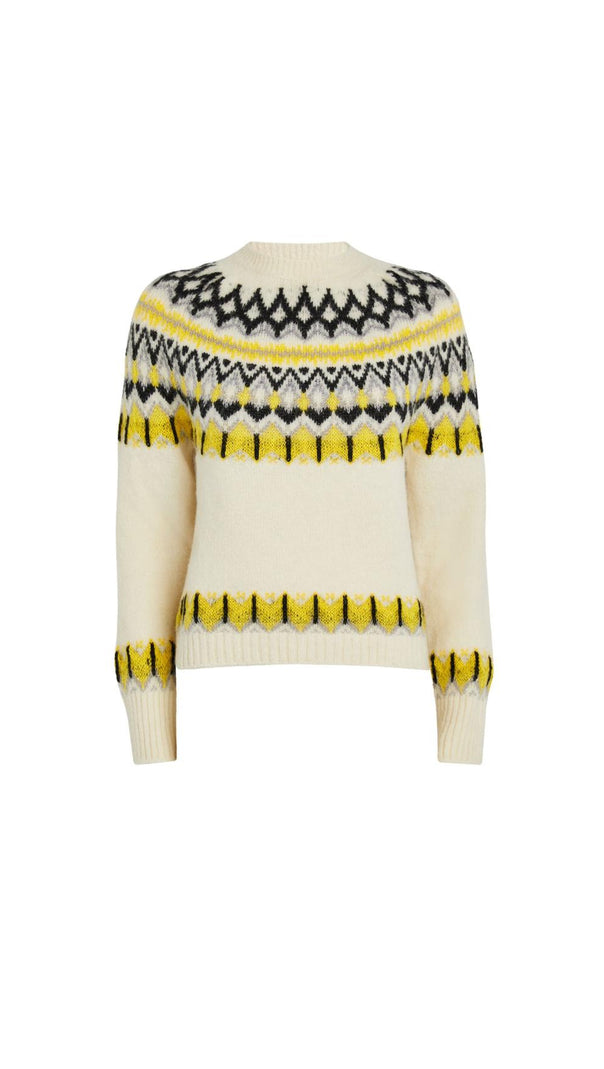 AIIZIE WOOL-BLEND FAIR ISLE SWEATER - product image
