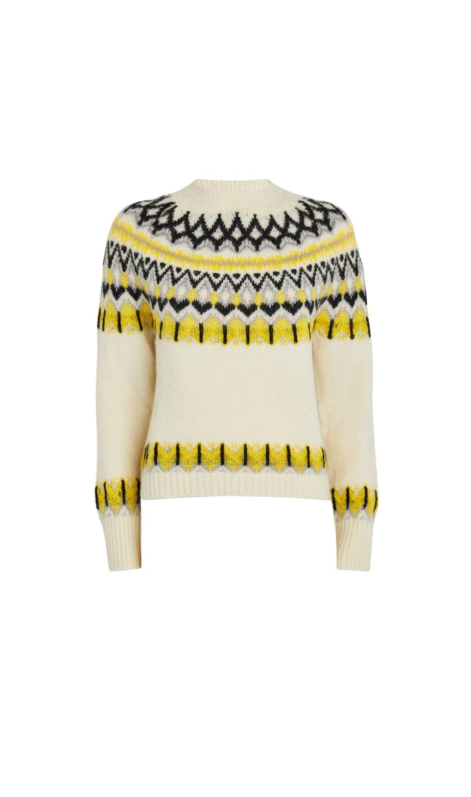 MAGLIONE FAIR ISLE IN MISTO LANA 
