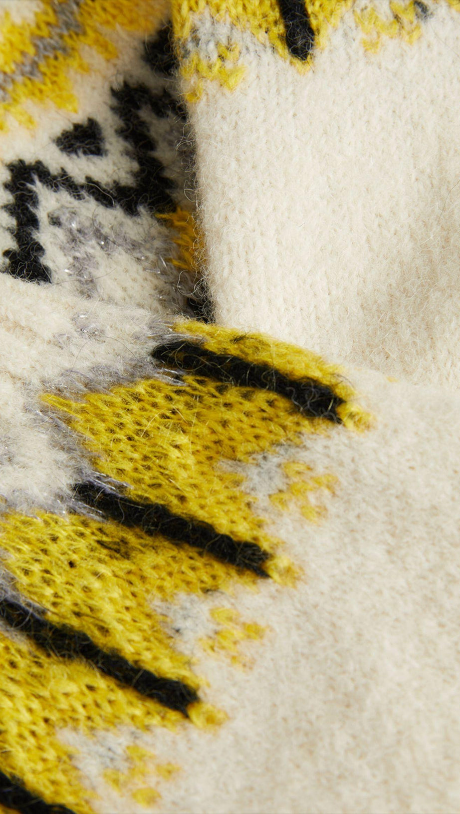 WOOL-BLEND FAIR ISLE SWEATER