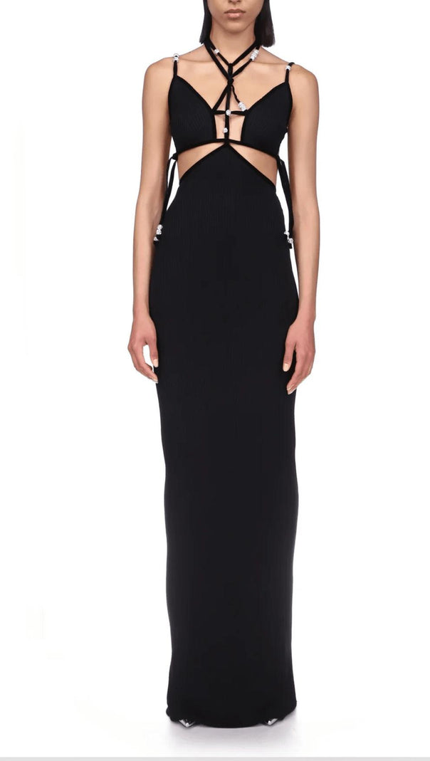 AIIZIE CRYSTAL BALL KNIT GOWN - product image