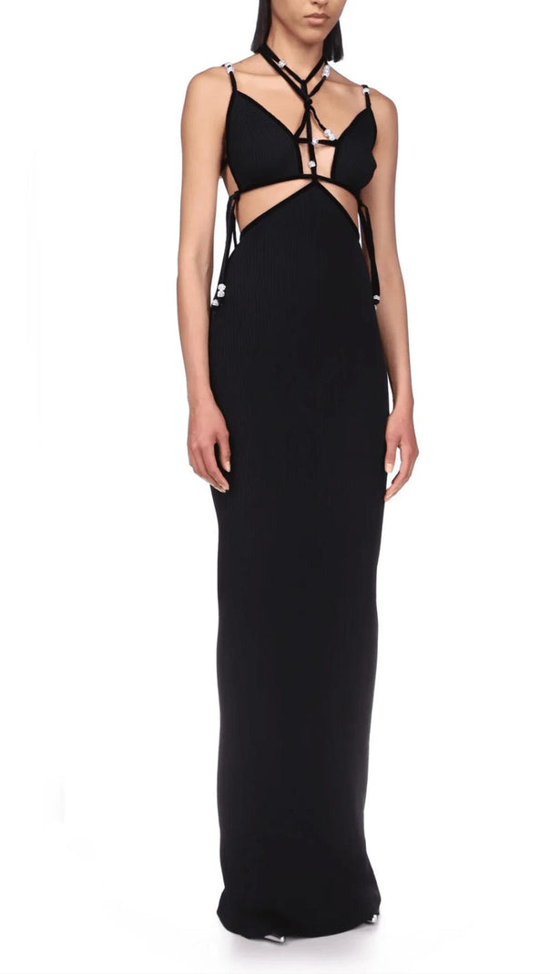 AIIZIE CRYSTAL BALL KNIT GOWN - product image