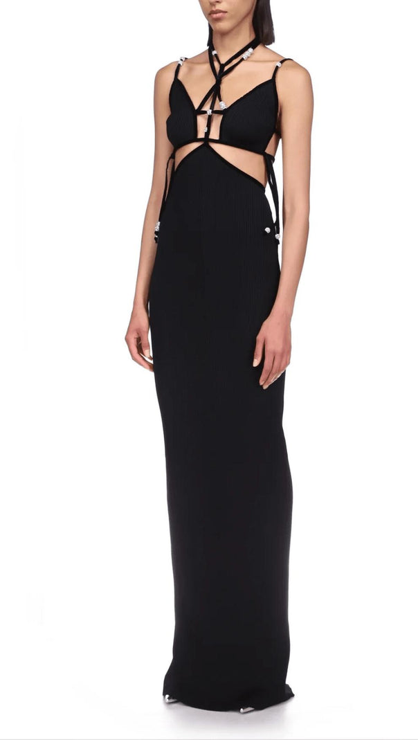 AIIZIE CRYSTAL BALL KNIT GOWN - product image