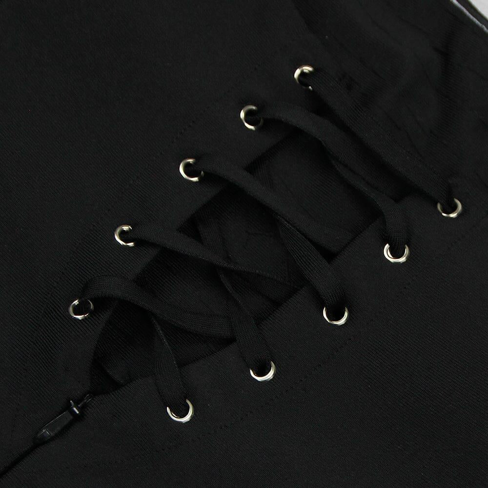 AIIZIE CRYSTAL EMBELLISHED LONG SLEEVE MINI DRESS - product image