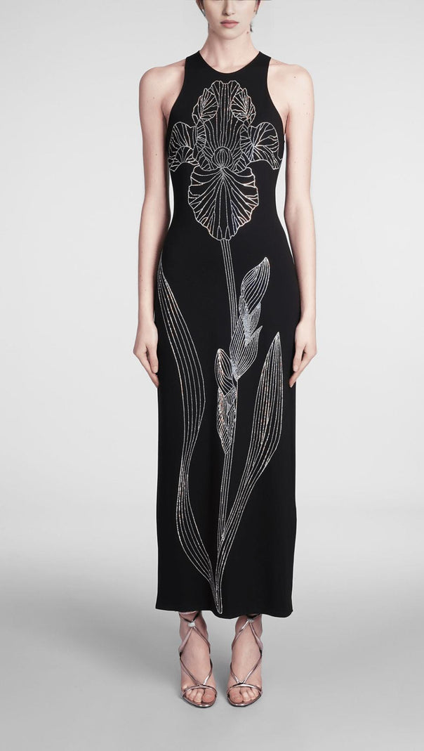 AIIZIE CRYSTAL EMBELLISHED SHEATH MAXI DRESS - product image
