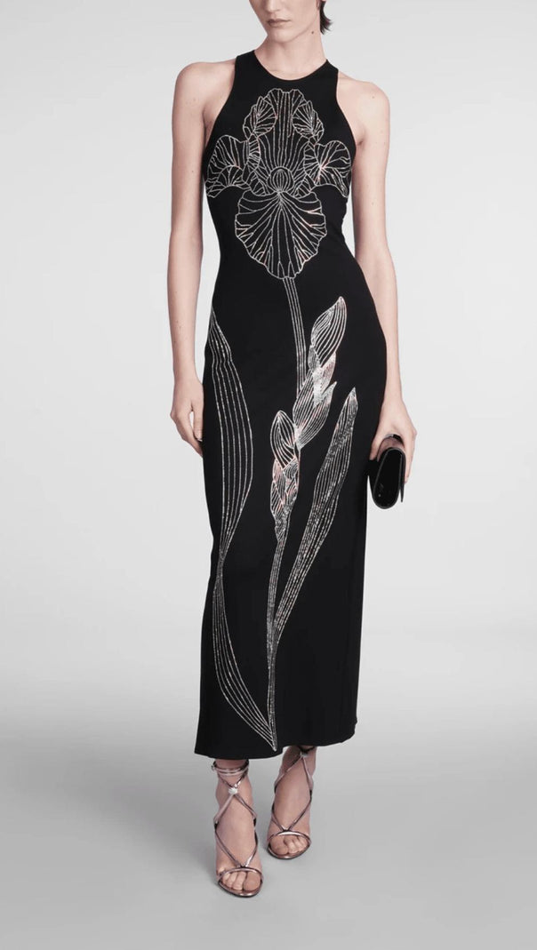AIIZIE CRYSTAL EMBELLISHED SHEATH MAXI DRESS - product image